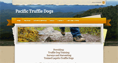 Desktop Screenshot of pacifictruffledogs.com